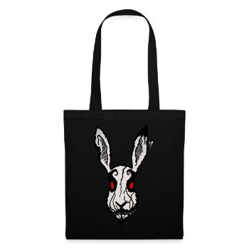 FIENDISH RABBIT - Sac en tissu - noir - Devant