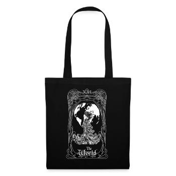 The World Tarot Card - Tote Bag - black - Front