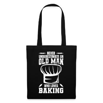 Baker Grandfather - Tote Bag - black - Front