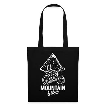 VTT - Jeu de mots sur le vélo - Sac en tissu - noir - Devant