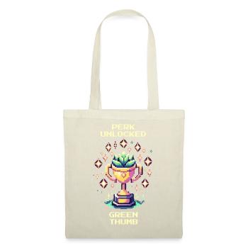 Avantage débloqué | La main verte | Humour gamer - Sac en tissu - nature - Devant
