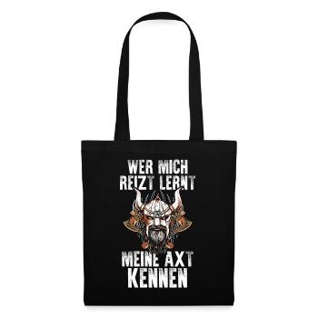 Mur des Boucliers Médiévaux Marché Médiéval Viking - Sac en tissu - noir - Devant
