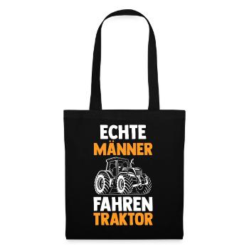 Tractor Farmer Farmer Tractor Driver Tractor - Tote Bag - black - Front