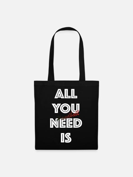 All You Need is Handball (Weiß) - Stoffbeutel - Schwarz