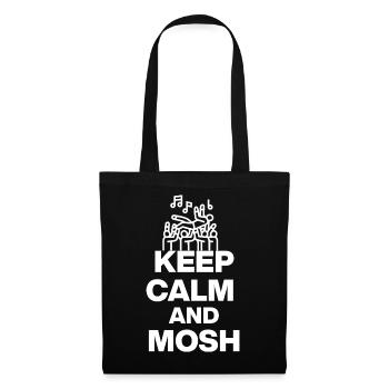 RESTEZ CALMES ET FAITES DU MOSH ! FESTIVAL SUMMER PARTY W - Sac en tissu - noir - Devant