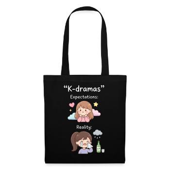 Drame coréen K-Drama Lover Kdrama - Sac en tissu - noir - Devant