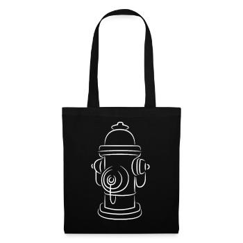 Hydrant Drawing - Tote Bag - black - Front