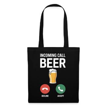 Bier Appel entrant Bière JGA Herren Männerabend - Sac en tissu - noir - Devant