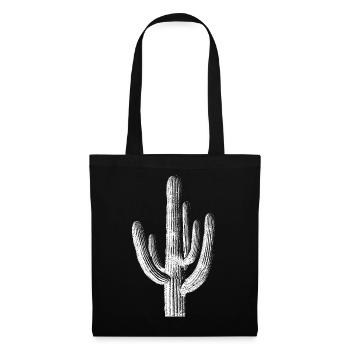 Desert Brush Cactus - Tote Bag - black - Front