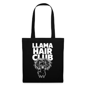 Club de Lama Hair avec Lama Hirsute - Sac en tissu - noir - Devant