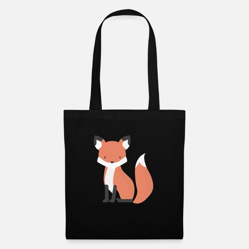 Fuchs Fuchs - Stoffbeutel - Schwarz