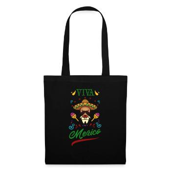 Viva Mexico Long live Mexico Sombrero - Tote Bag - black - Front