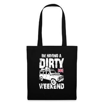 Au Having A Dirty Weekend - Sac en tissu - noir - Devant