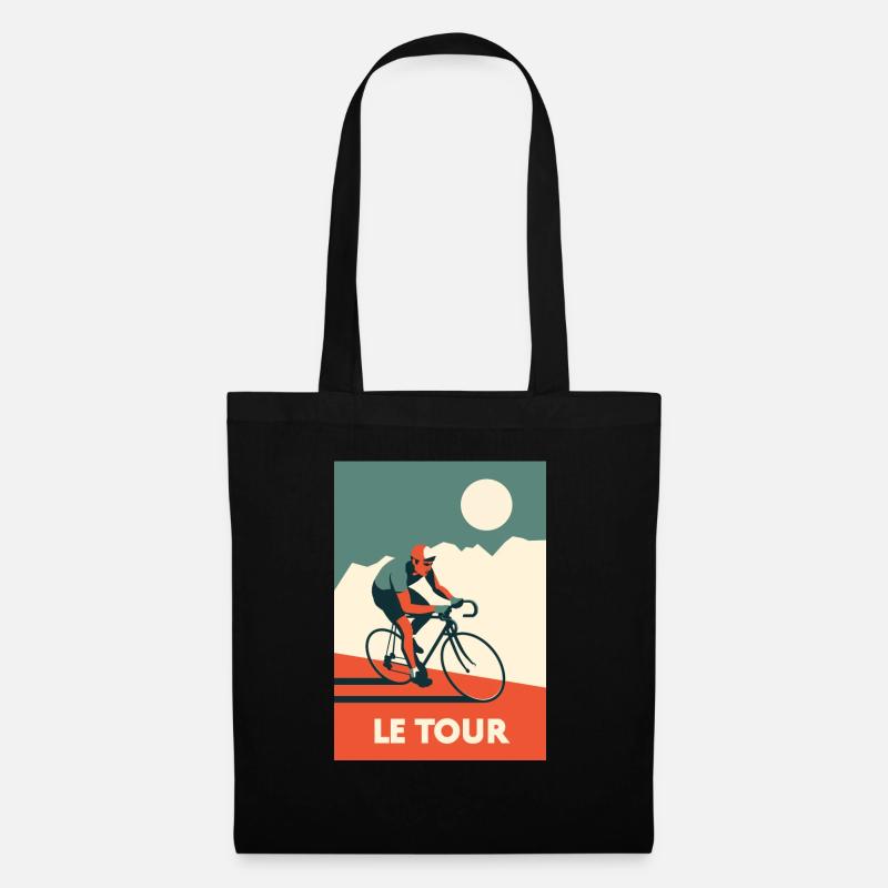Die Tour - Vintage - Stoffbeutel - Schwarz