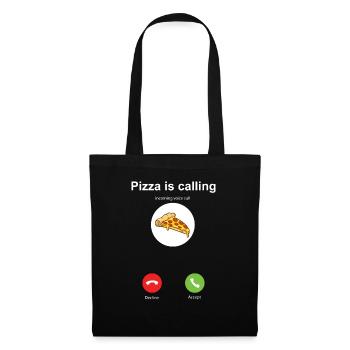 Je dois partir. - Sac en tissu - noir - Devant
