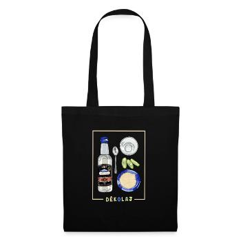 Dékolaj - Sac en tissu - noir - Devant