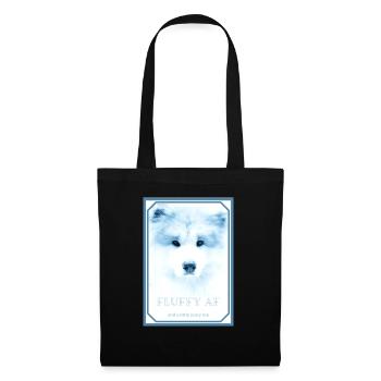 FLUFFY AF 1 - Sac en tissu - noir - Devant