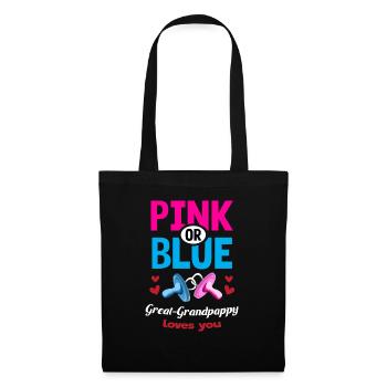 L’arrière-grand-père rose ou bleu vous aime le genre - Sac en tissu - noir - Devant