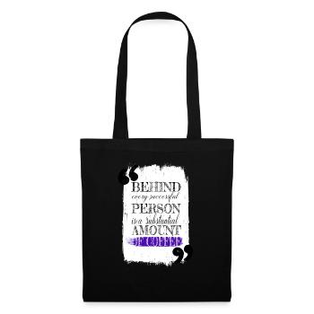 coffee lover cappuccino humor roastedbeans happy - Tote Bag - black - Front