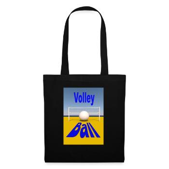 Volleyball - Stoffbeutel - Schwarz - Vorne