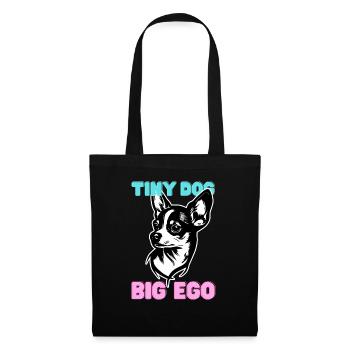 Chihuahua - Small Dog, Big Pride Funny - Tote Bag - black - Front