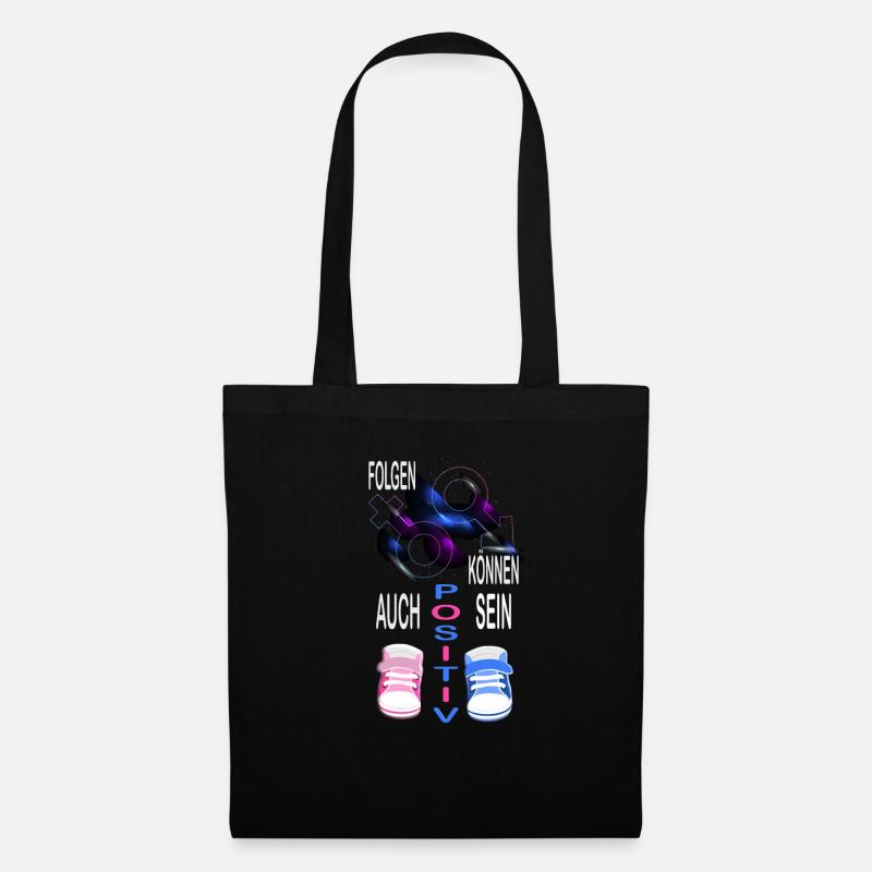 Consequences can also be positive - Tote Bag - black