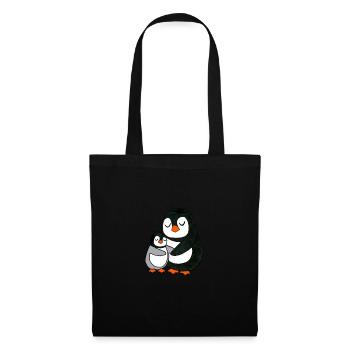 Pinguin United - Stoffbeutel - Schwarz - Vorne