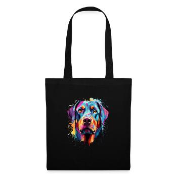 Rottweiler Colorful - Stoffbeutel - Schwarz - Vorne