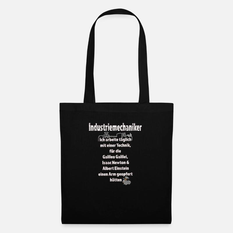 Industriemechaniker - Stoffbeutel - Schwarz