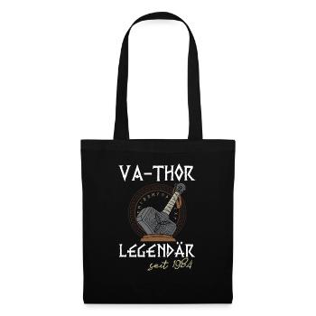 Va-Thor 39e anniversaire père légendaire depuis 1984 - Sac en tissu - noir - Devant
