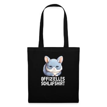 Chemise de nuit officielle en chinchilla - Sac en tissu - noir - Devant