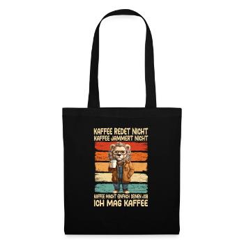 Coffee Don't Talk Coffee Don't Whine Leo - Tote Bag - black - Front
