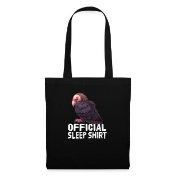 Chemise de nuit officielle Vulture - Sac en tissu - noir - Devant