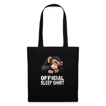 Official Sleep Shirt Monkey - Tote Bag - black - Front