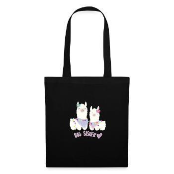 sœur - Sac en tissu - noir - Devant