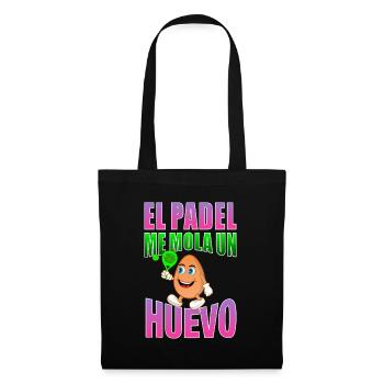 Padel is an egg cool - Tote Bag - black - Front
