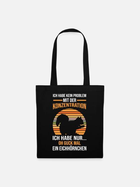 Mama Mutter Erdmännchen - Stoffbeutel - Schwarz