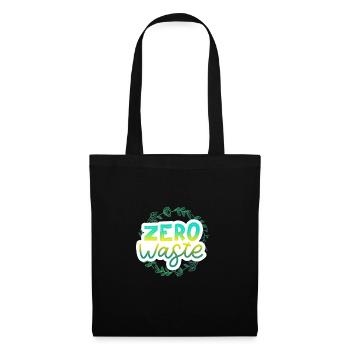 zéro déchet - Sac en tissu - noir - Devant