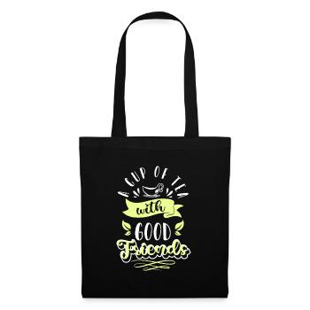 Teacup Tea Lovers Teas - Tote Bag - black - Front