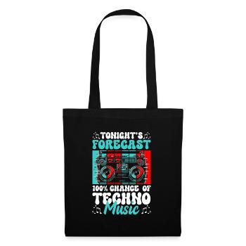 House Rave Music Music Energy - Tote Bag - black - Front