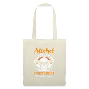 Alcohol No Thank You Drinking Life - Tote Bag - nature - Front