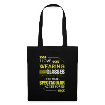 Spectacle wearer Optician Optician Diopter - Tote Bag - black - Front