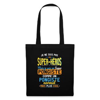 Not a Superhero but a Super Table Tennis player - Tote Bag - black - Front