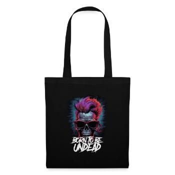 Né pour être mort-vivant - Sac en tissu - noir - Devant
