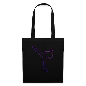 Boxe féminine Kickboxing Kickboxing Kickboxing - Sac en tissu - noir - Devant