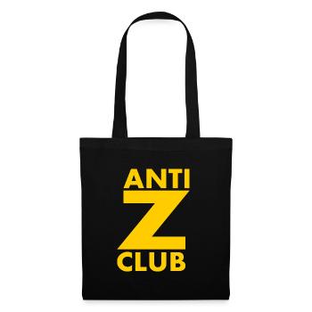 Anti z club - Stoffbeutel - Schwarz - Vorne