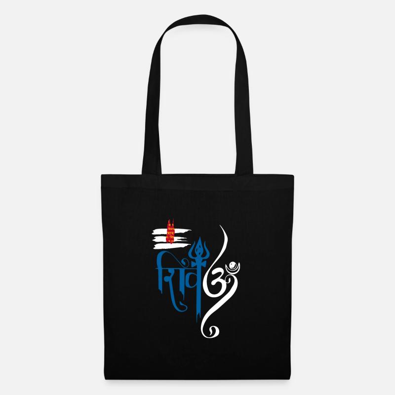 Great Sanskrit Shiva Text - Tote Bag - black