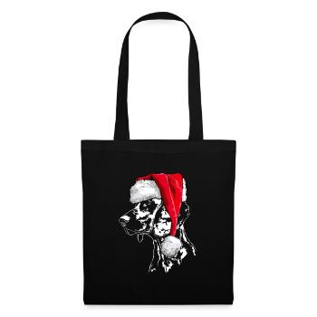 Père Noël CHIEN DE SUEUR HANOVRIEN Chiens Wilsigns - Sac en tissu - noir - Devant
