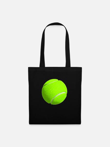 Tennisball - Stoffbeutel - Schwarz