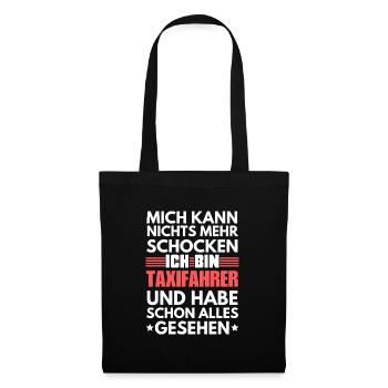 Chauffeur de taxi inébranlable - Sac en tissu - noir - Devant